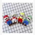 Maskotka Brelok Super Mario Mix Kolorów Pluszowy 12szt