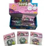 Zabawki Gniotki Łapki Squeeze Toys z Brokatem 16 szt.