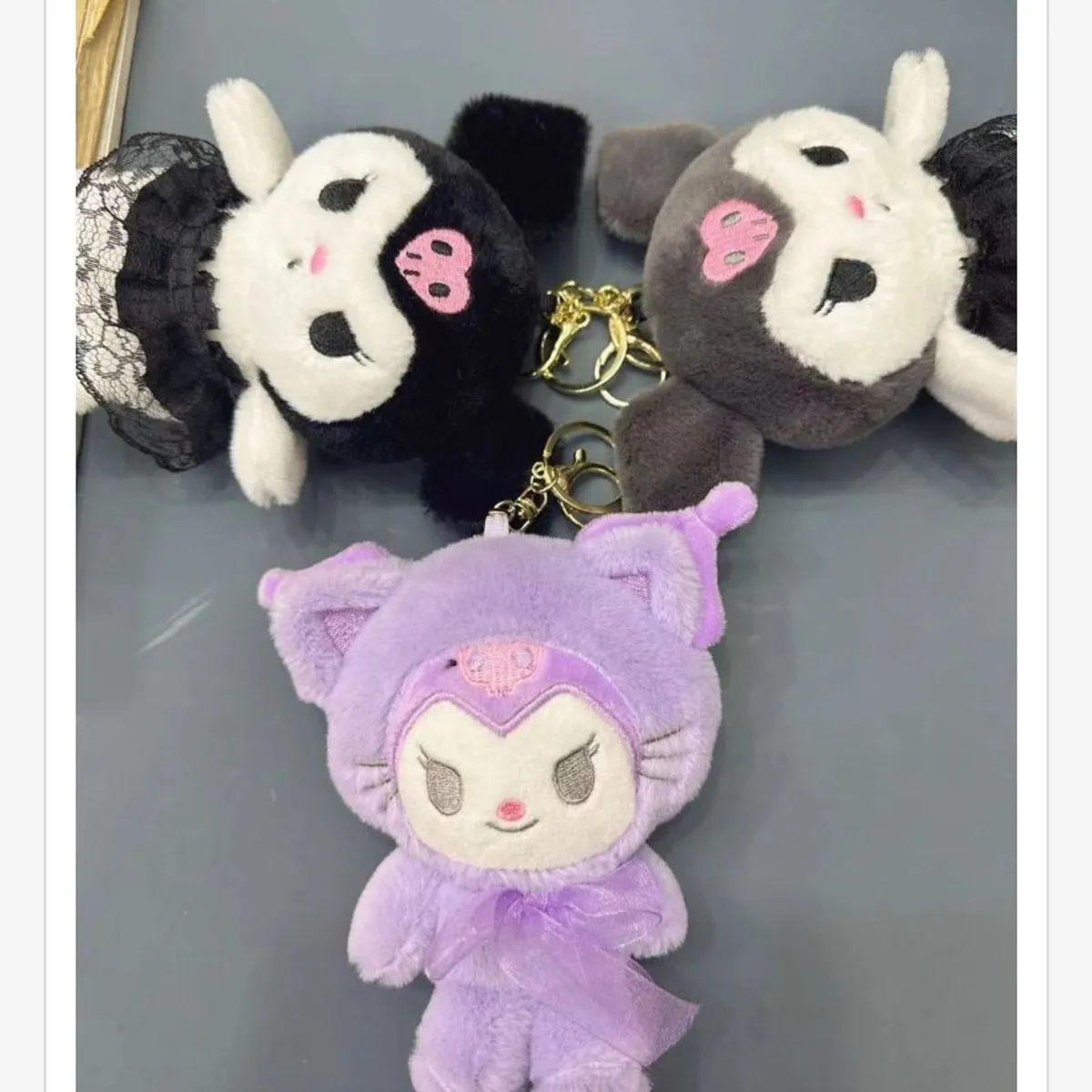 Maskotka Brelok Kuromi Pluszowa Mix Kolorów 12szt