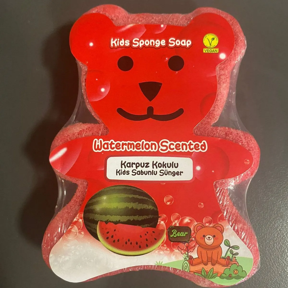 Mydło-gąbka dla dzieci Kids Sponge Soap arbuzowe