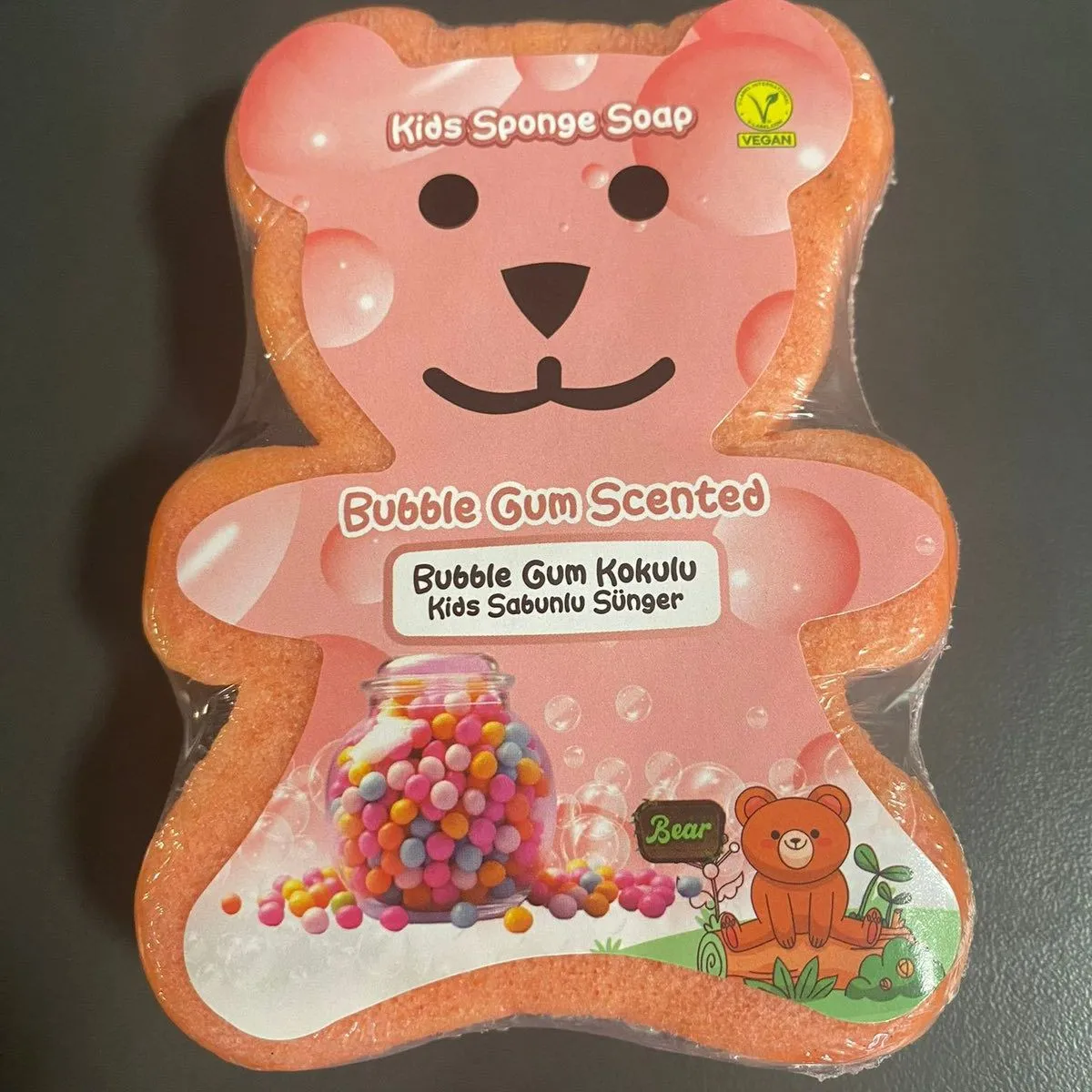 Mydło gąbka dla dzieci Bubble Gum Scented