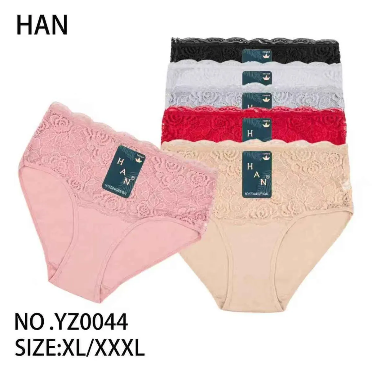 Majtki damskie koronkowe HANAN rozmiar XL/XXL/3XL