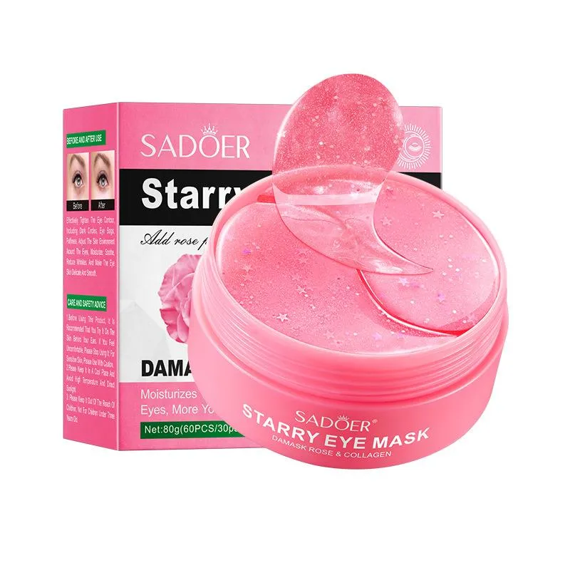Płatki pod Oczy SADOER Starry Rose & Collagen 80g/60szt