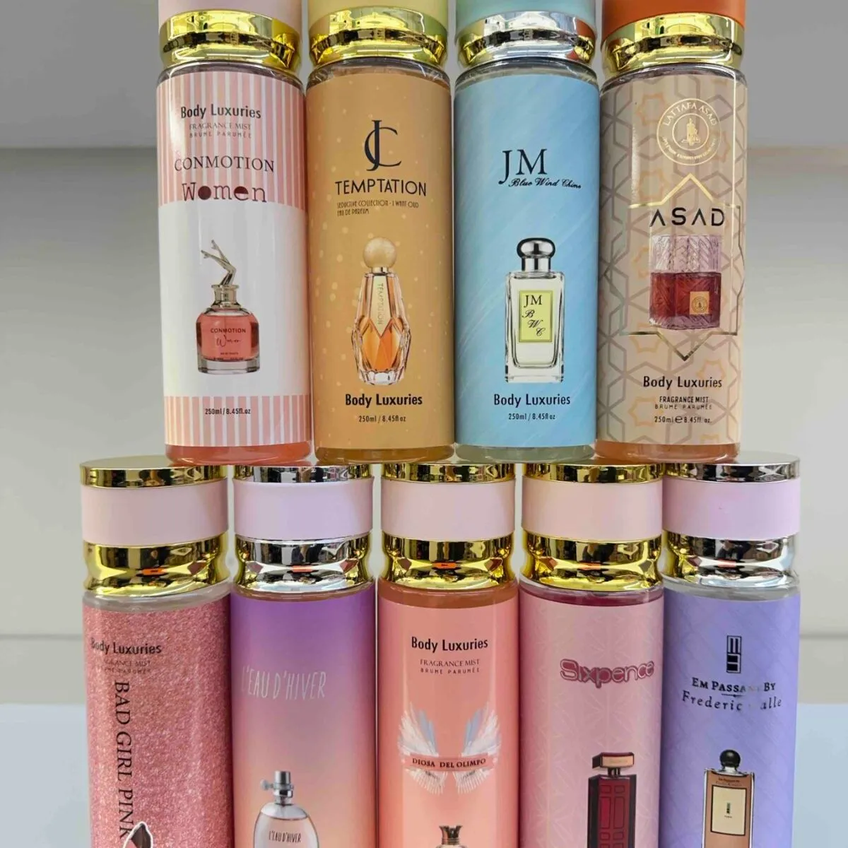 Perfumowane mgiełki Body Lotion 250ml różne zapachy
