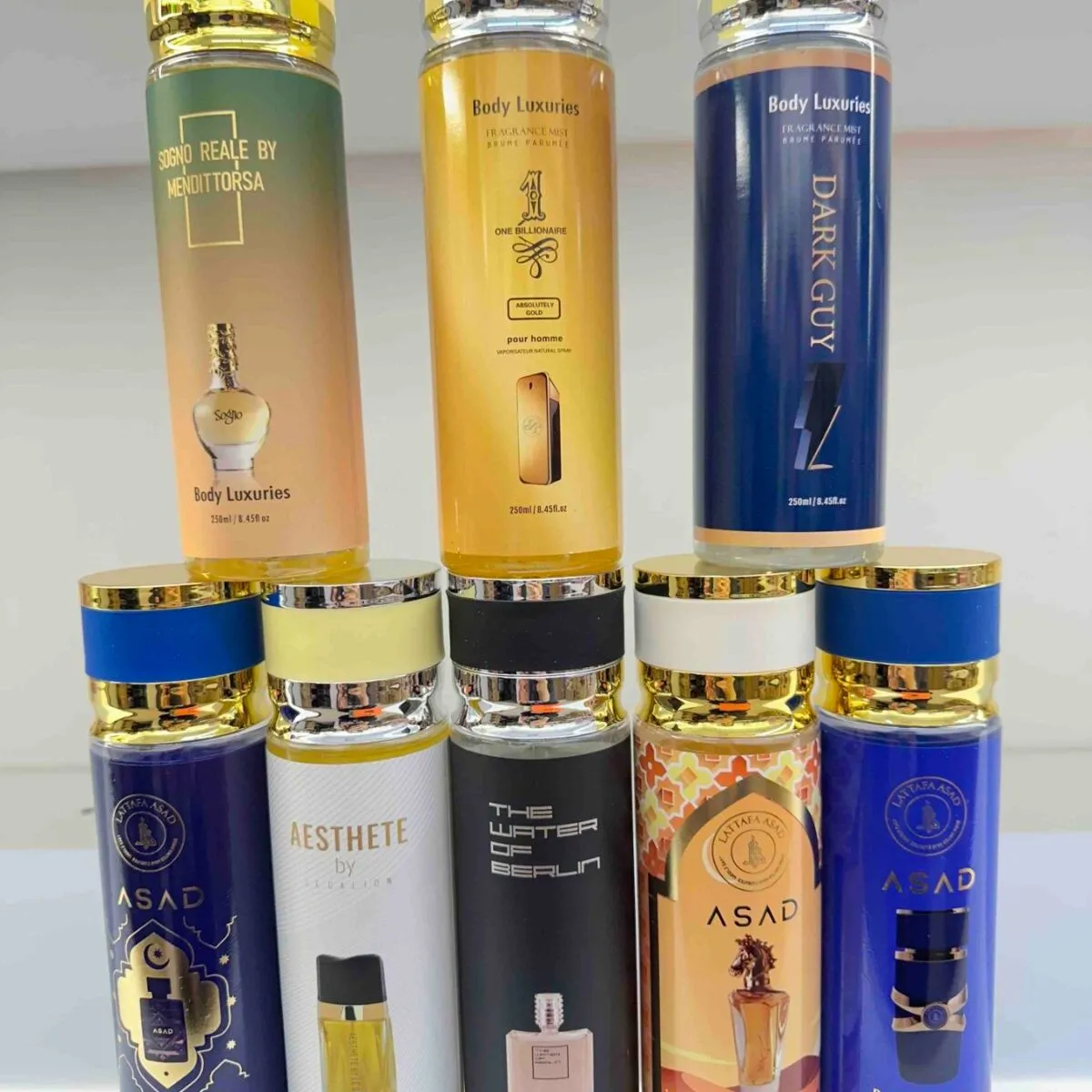 Perfumowane mgiełki Body Mist 250ml ABAD ASAD różne zapachy