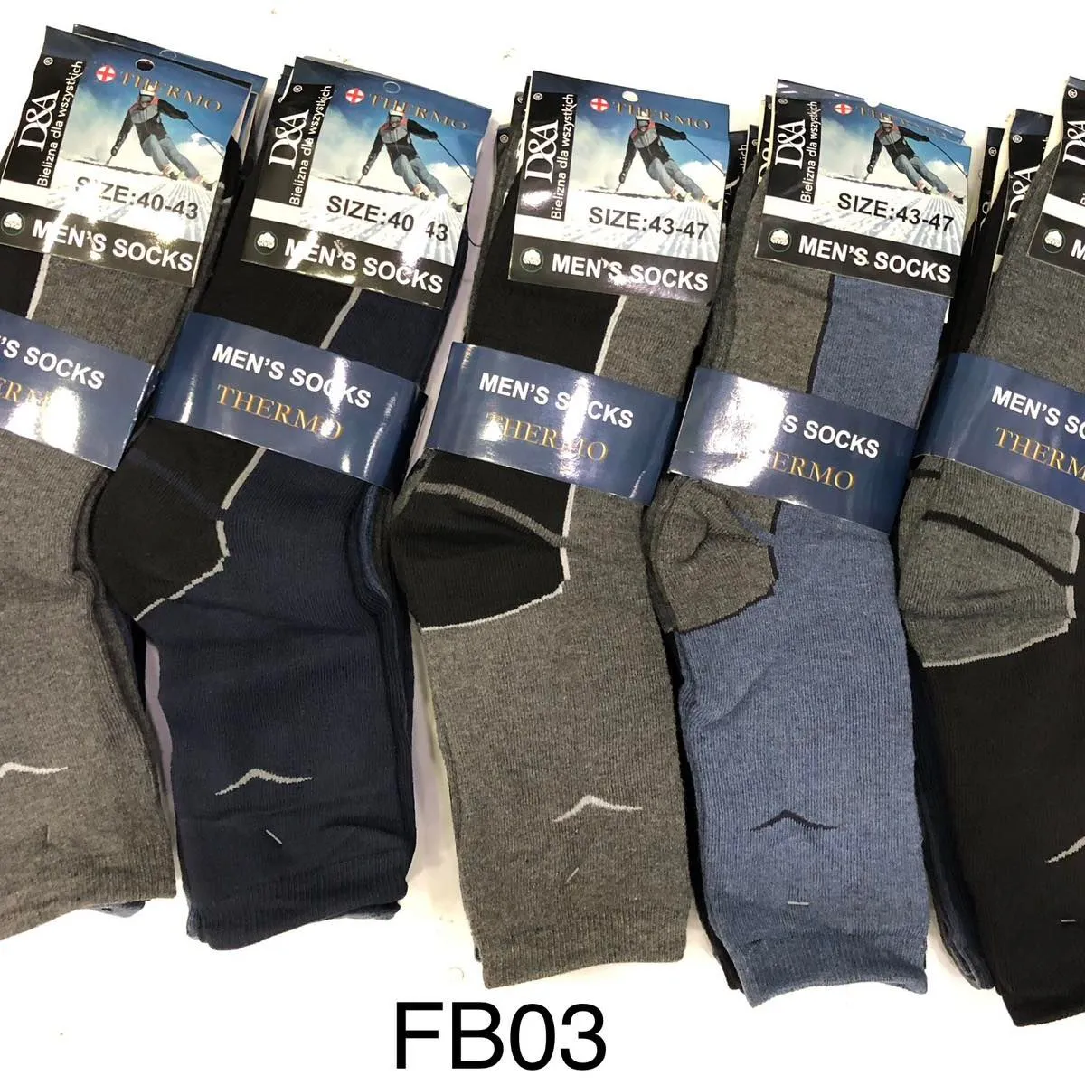 Skarpetki męskie termoaktywne Size 40-47 FB03