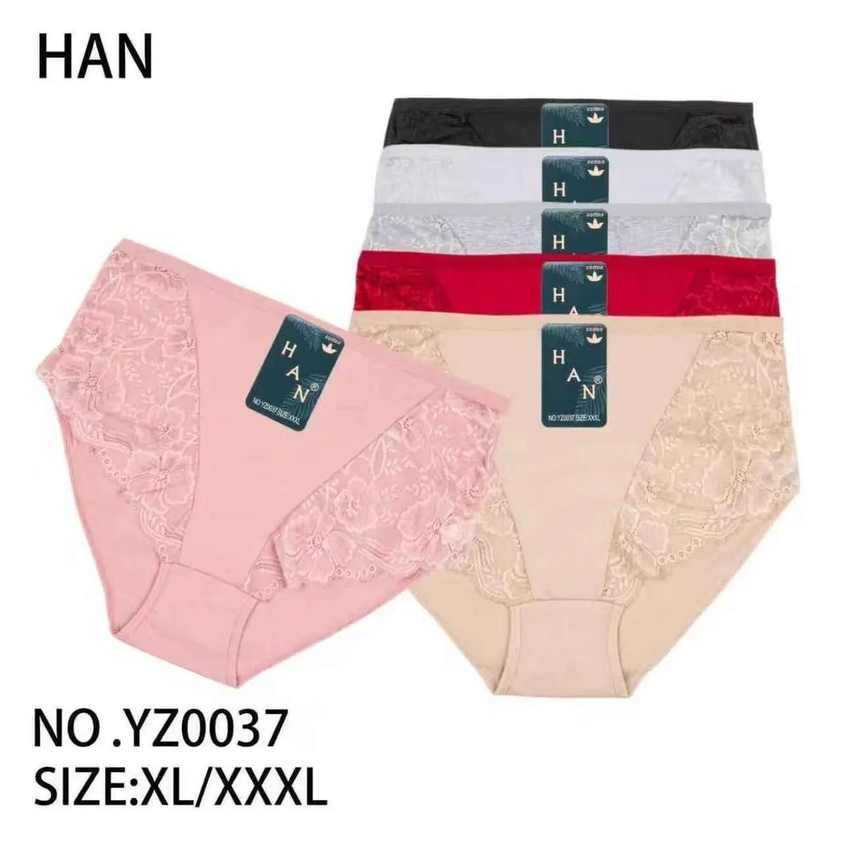 Majtki damskie koronkowe HANAN rozmiar XL/XXL/3XL