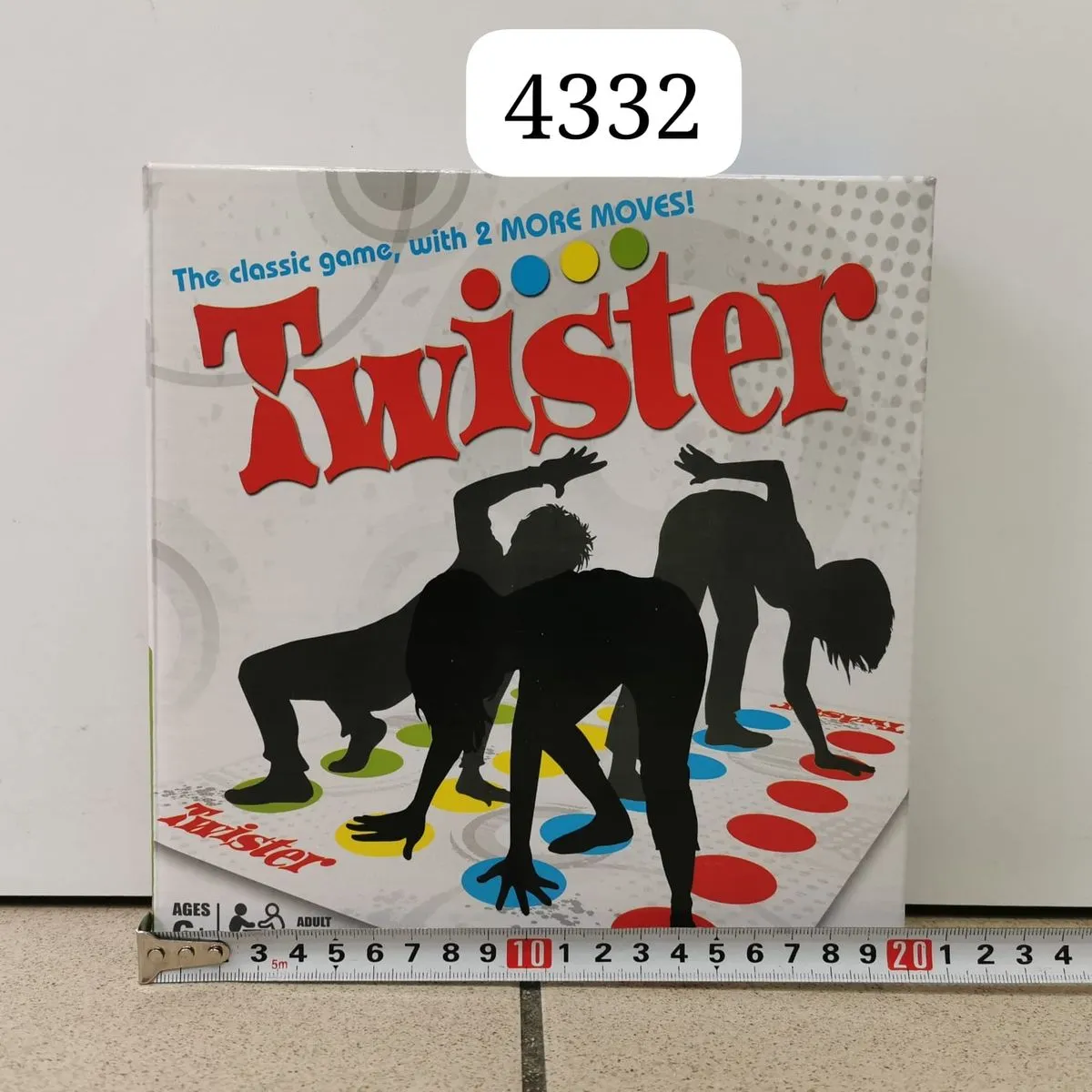 Twister Małe - klasyczna gra planszowa z 2 dodatkowymi ruchami