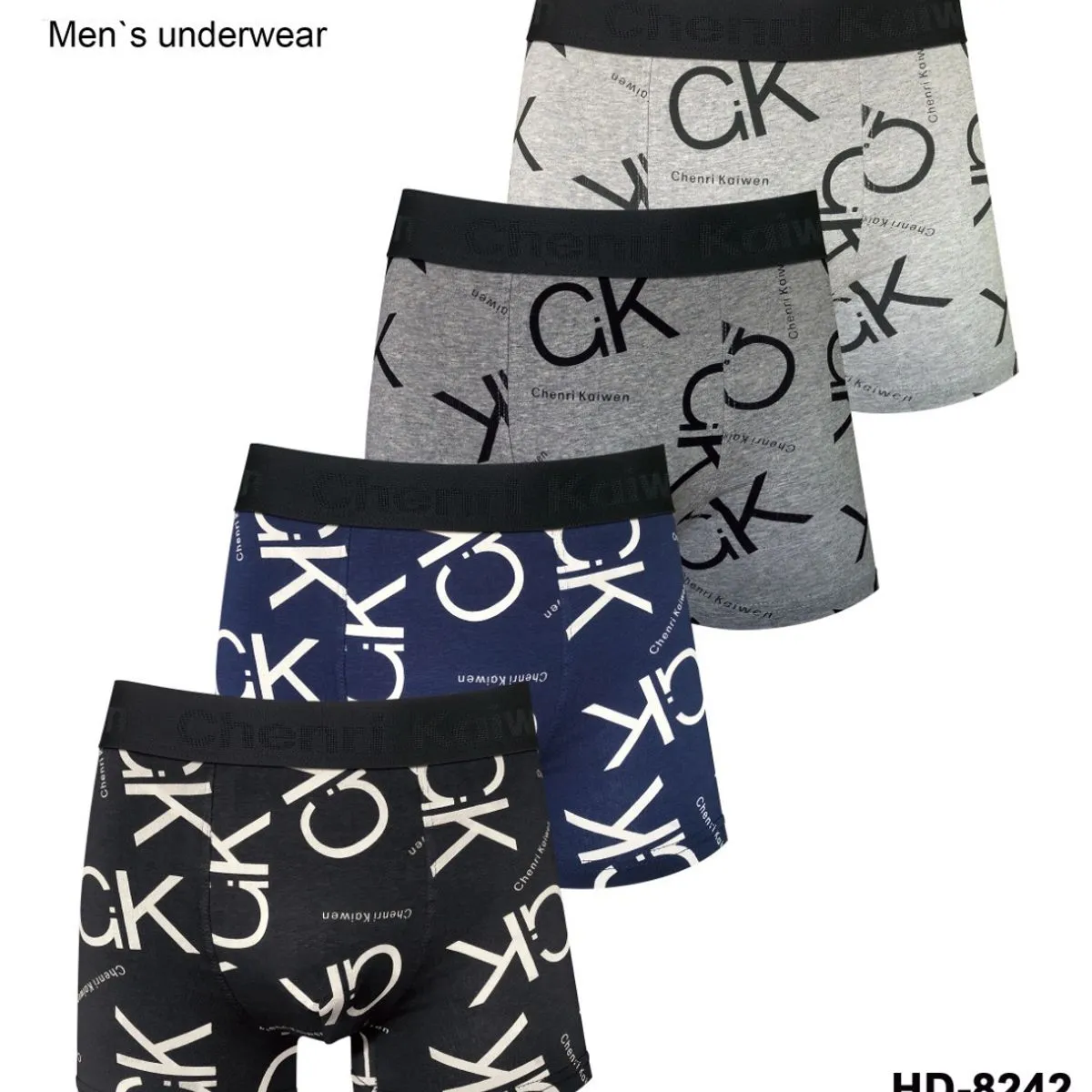 Bokserki męskie Chenri Kaiwen CK wzór 4 szt M-L-XL-XXL
