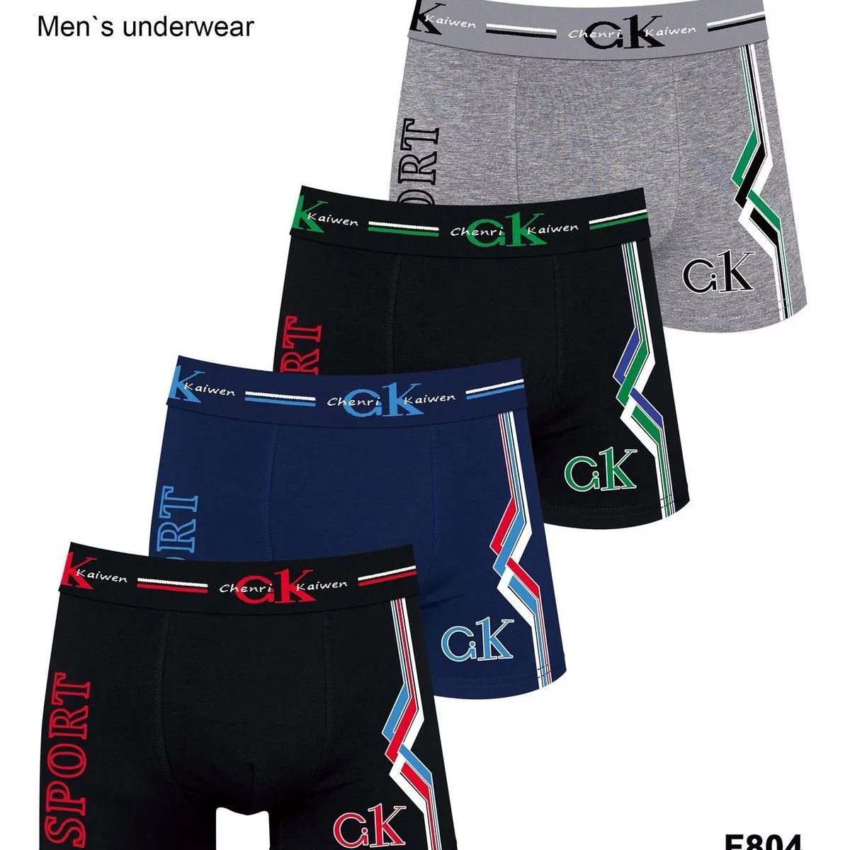 Bokserki męskie Chenri Kaiwen M-L-XL-XXL-XXL F804