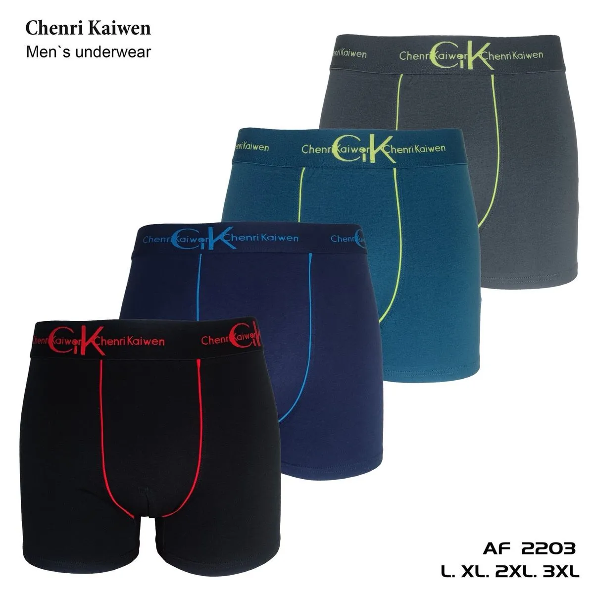 Bokserki męskie Chenkaiwien L XL XXL XXXL 4 szt