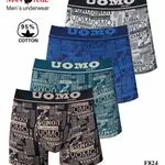 Bokserki męskie UOMO Sport M-L-XL-XXL-XXXL 95% bawełna F824