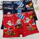 Bokserki męskie świąteczne UOMO rozmiary L-3XL B3190