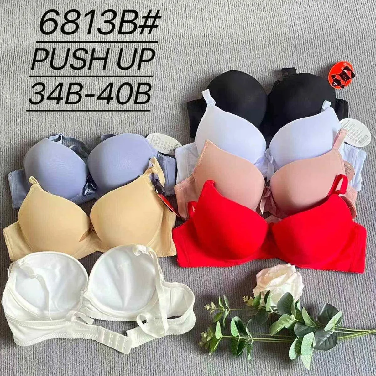 Biustonosz damski push-up 34B-40B 68113B#