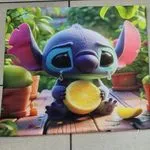 Poszewki 40x40 cm Stitch z cytryną Disney