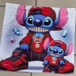 Poduszki 40x40 cm Stitch Lilo & Stitch hip-hop