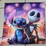 Poduszki 40x40 cm Stitch i Jack Skellington
