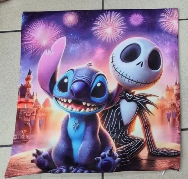 Poduszki 40x40 cm Stitch i Jack Skellington