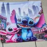 Poduszki 40x40 Lilo & Stitch niebiesko-różowe