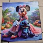 Poduszki 40x40 cm Minnie Mouse i Stitch