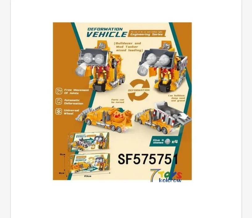 Zabawka Koparka Deformation Vehicle SF5751