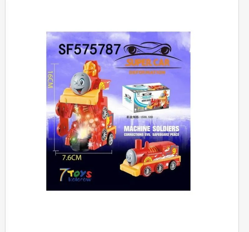 Zabawka Pociąg Super Car Transformujący