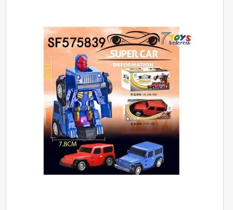 Zabawka Robot Samochód Deformacja SF575839 7.8cm