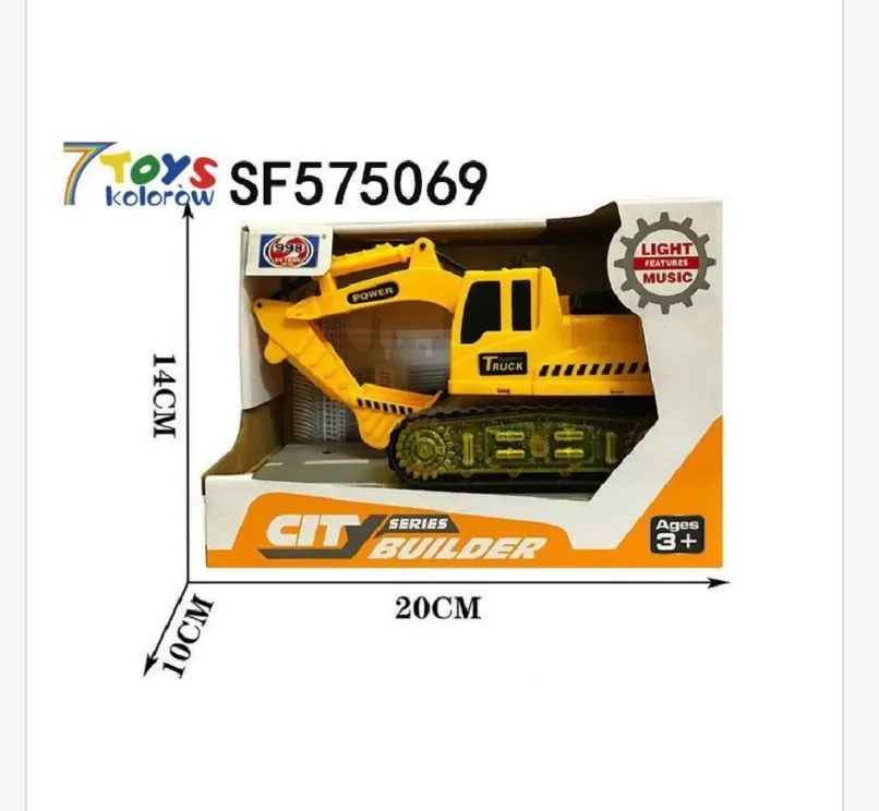 Zabawka City Builder Truck koparko-ładowarka 20cm SF575069
