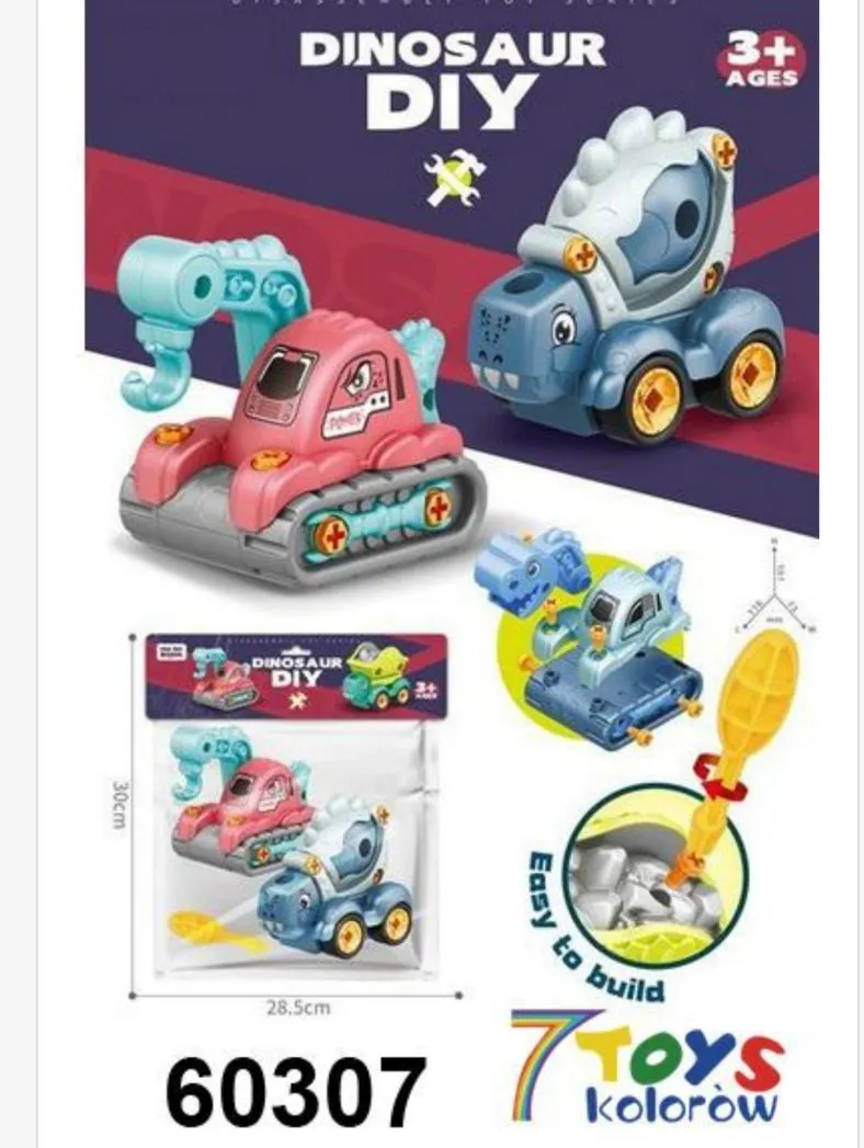 Zabawka DIY Dinozaur do składania 3+ wiek