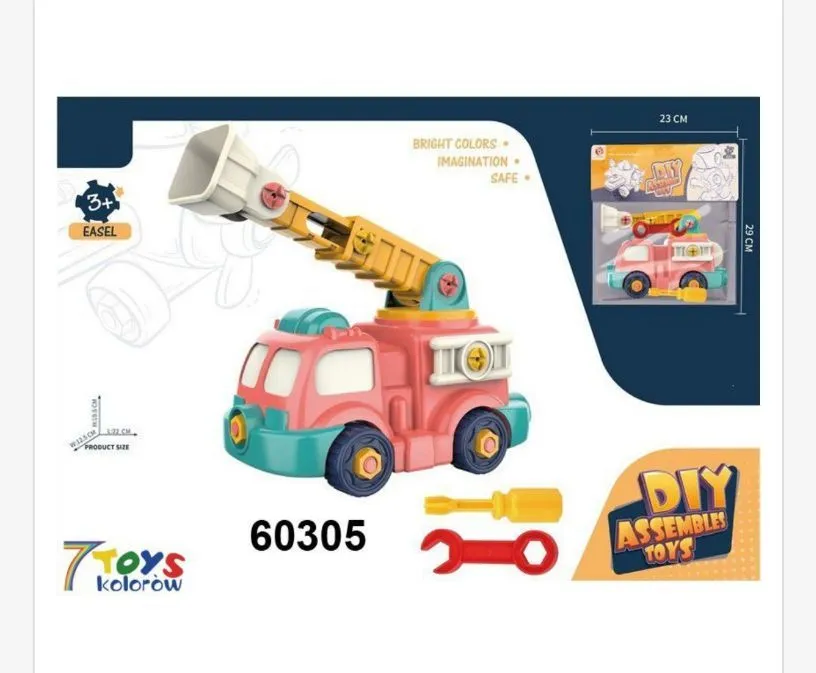 Zabawka do składania straż pożarna DIY 60305