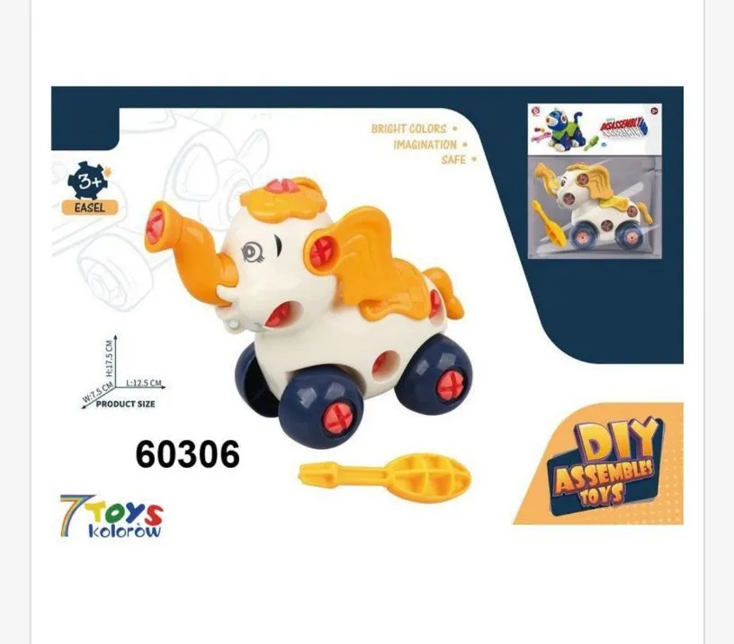 Zabawka do składania słoń DIY Assemble Elephant 60306
