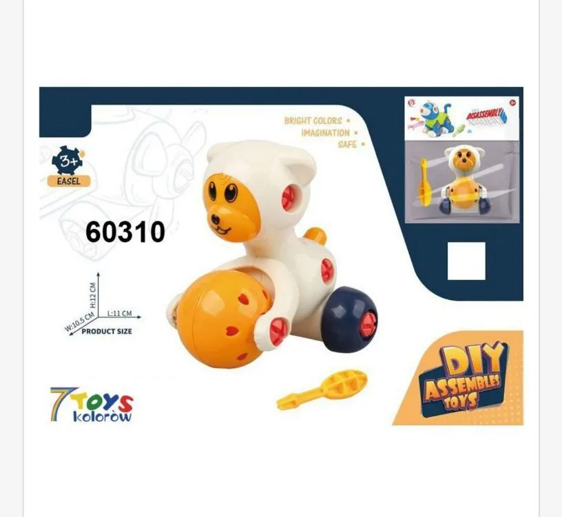 Zabawka do skręcania DIY piesek 60310