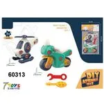 Zabawki do rozkręcania DIY: helikopter i motocykl 60313