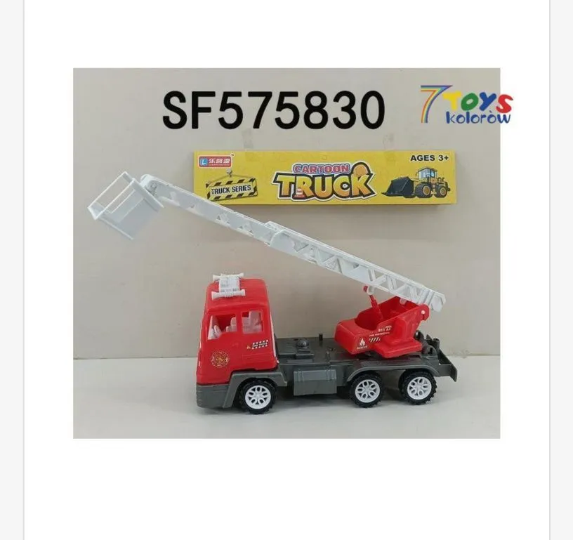 Zestaw Samochodowy Truck Żółty z Czerwoną Kabina SF575830