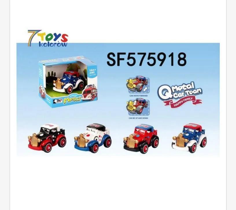 Zabawki Samochody Metalowe Cartoon Happy Family SF575918