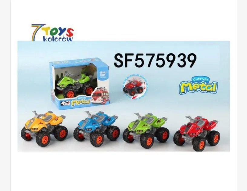 Zabawkowe quady metalowe 4szt SF575939