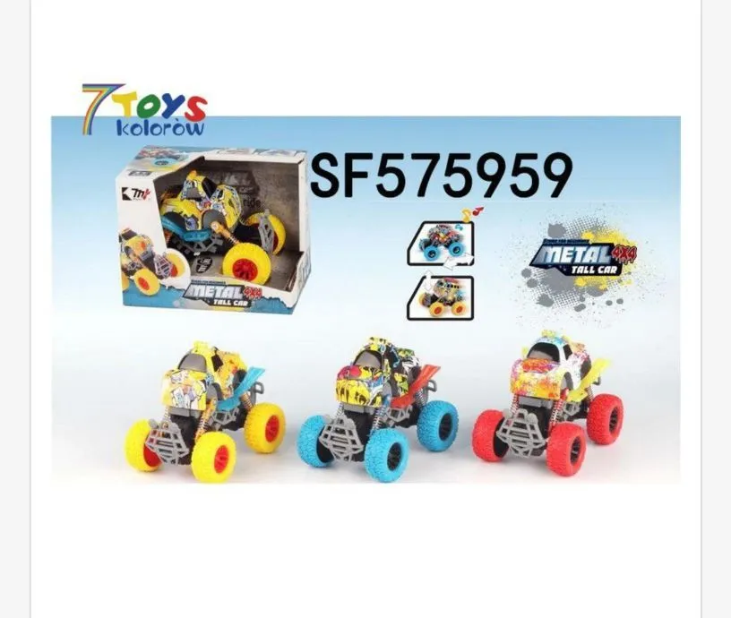 Zabawka quad ATV 7Toys kolorowy metaliczne koła SF575959