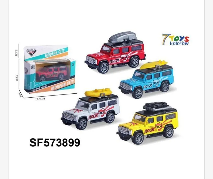 Zabawki Samochody Modern City 12 cm 4 szt.