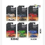 Zabawki Die Cast Model Car 10.2cm x 15cm 6 szt
