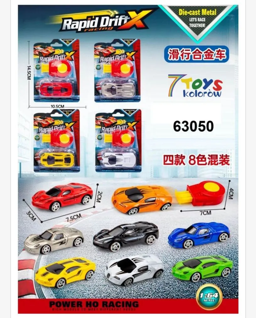Zabawki Samochody Power Racing Rapid DriftX Die Cast 7cm