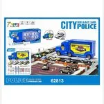 Zestaw Die Cast Car City Police 16 szt. 62813