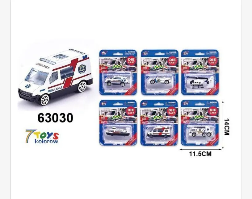 Zabawka Die Cast Samochód Ratunkowy 63030