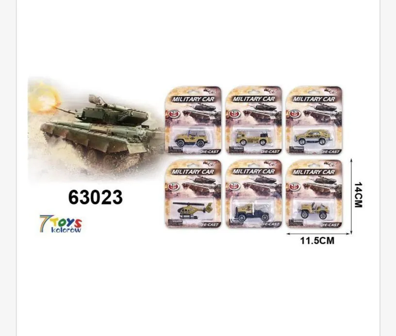 Zabawki Military Car 63023 11,5cm x 14cm
