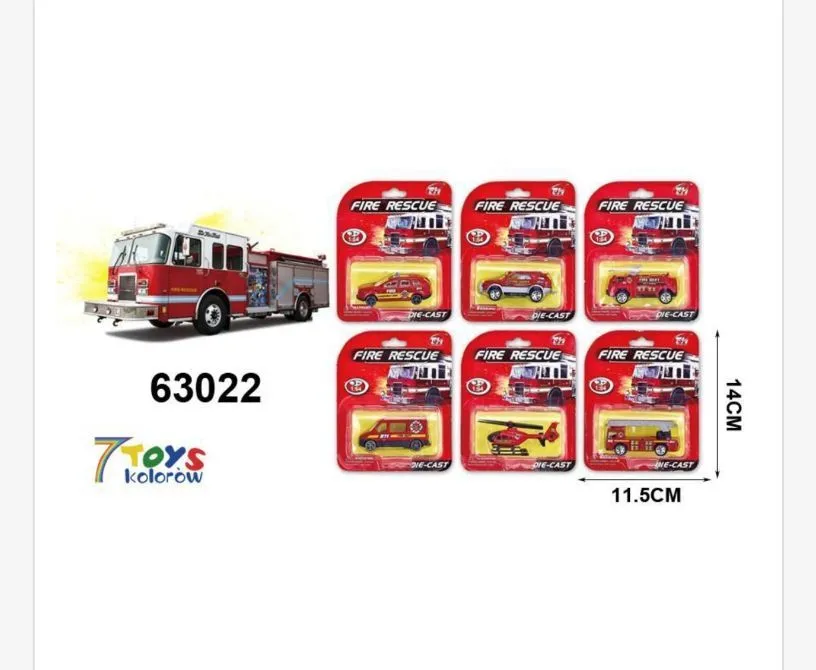 Zabawka Samochód Fire Rescue 63022, 11,5 cm