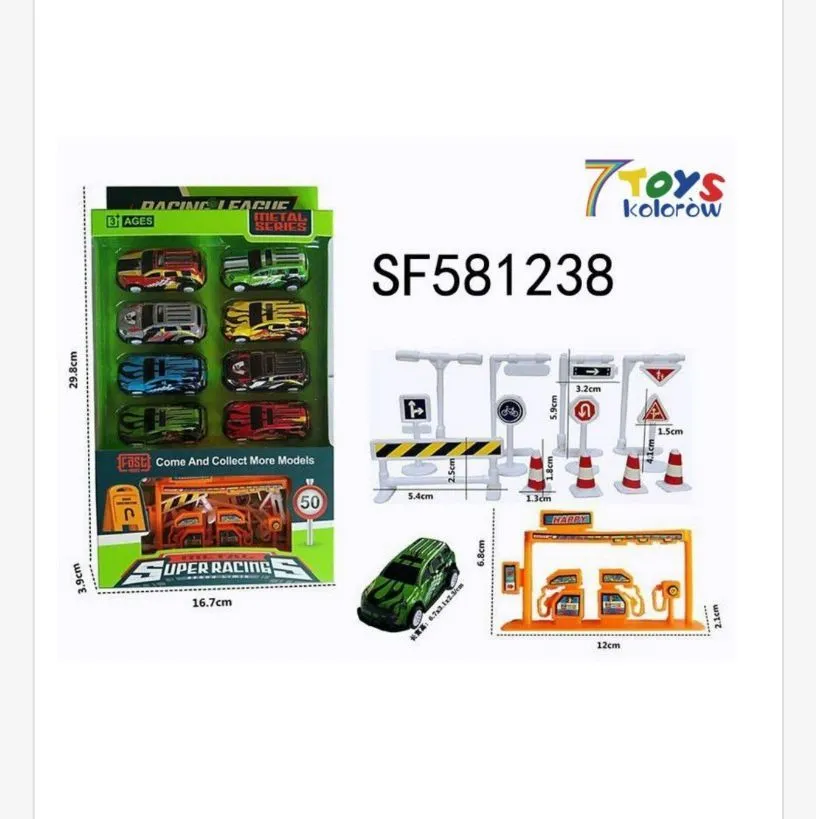 Zestaw zabawek Racing League samochody i tor SF58123