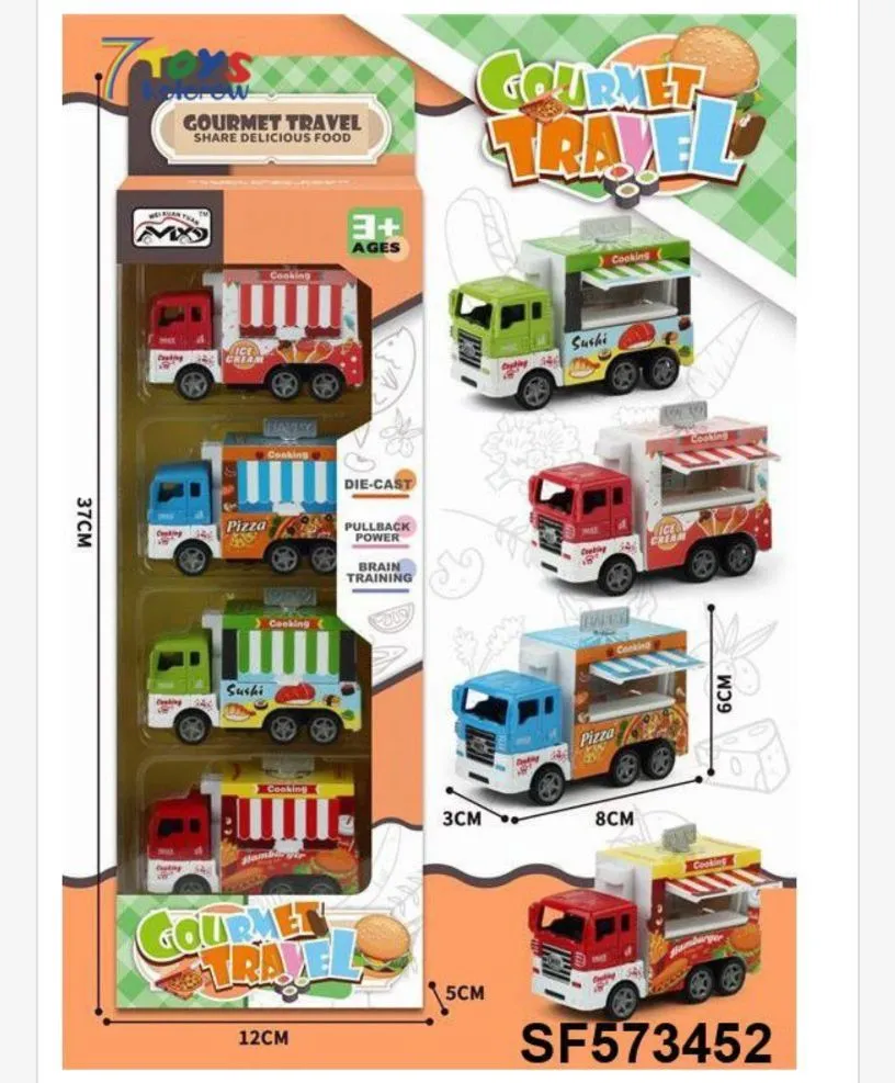 Zabawki Samochody Gourmet Travel Food Trucks