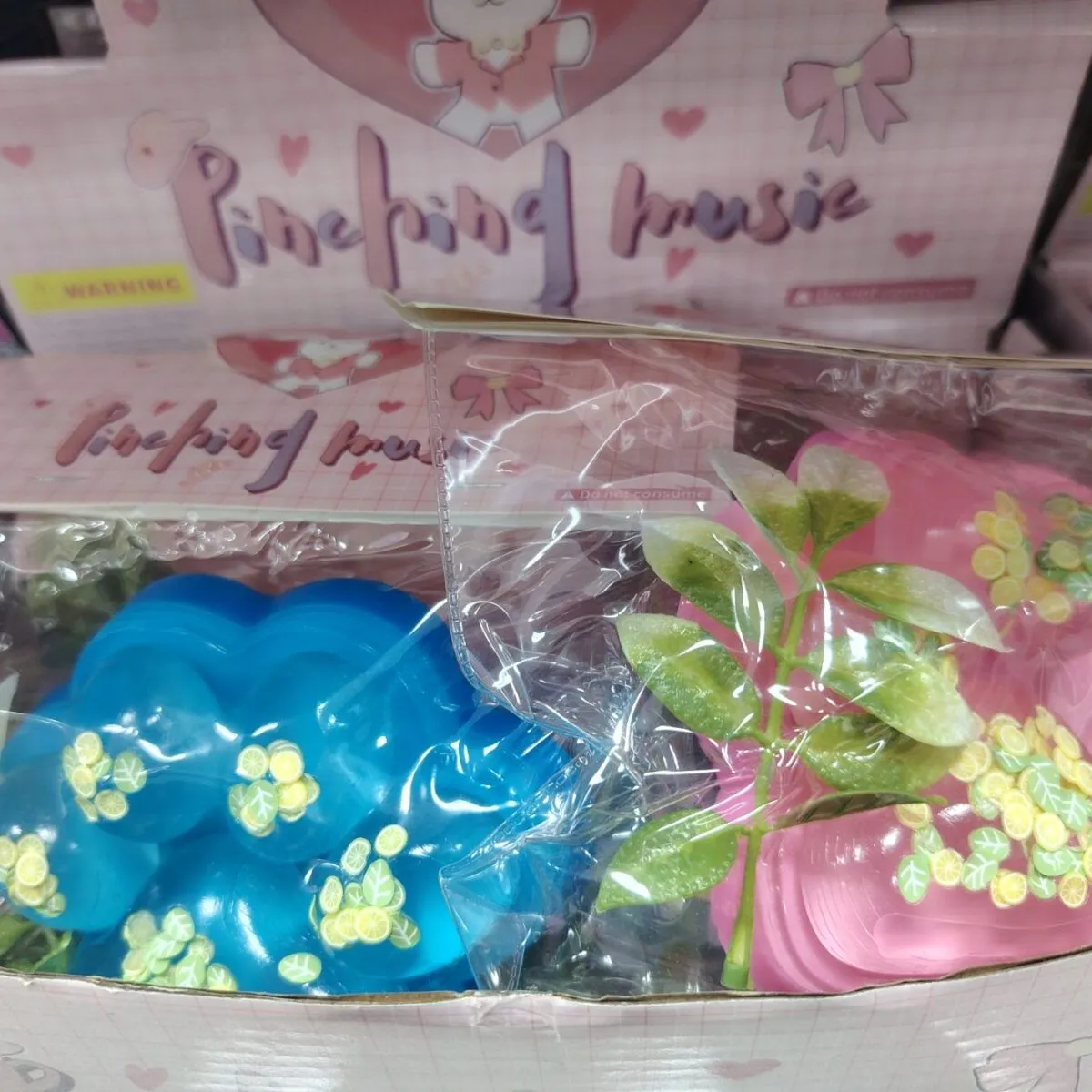 Gniotki Squeeze Toy Pink Bubble Music - niebieski i różowy