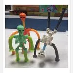 Świecące giętkie figurki szkieletów - mini zabawki
