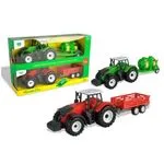 Zabawka Farmer Car - zestaw traktorów z przyczepami