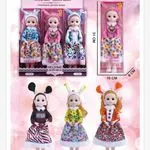Mini lalki 10 cm w różnych strojach, opak. 9 szt
